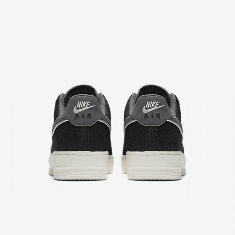 Nike Air Force 1 07 Miesten Lv8 Black Sailing Tummanharmaa