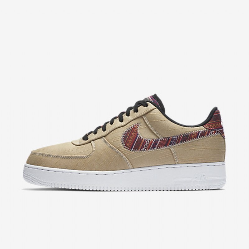 Nike Air Force 1 07 Miesten Lv8 Khaki White Black
