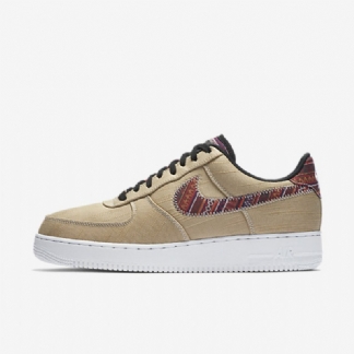 Nike Air Force 1 07 Miesten Lv8 Khaki White Black