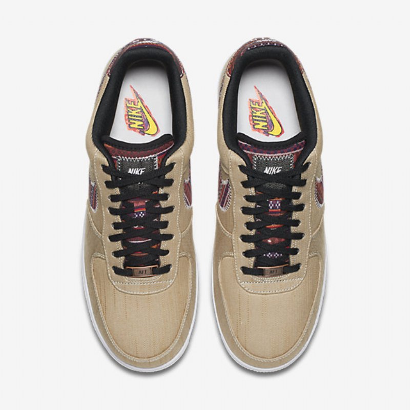 Nike Air Force 1 07 Miesten Lv8 Khaki White Black