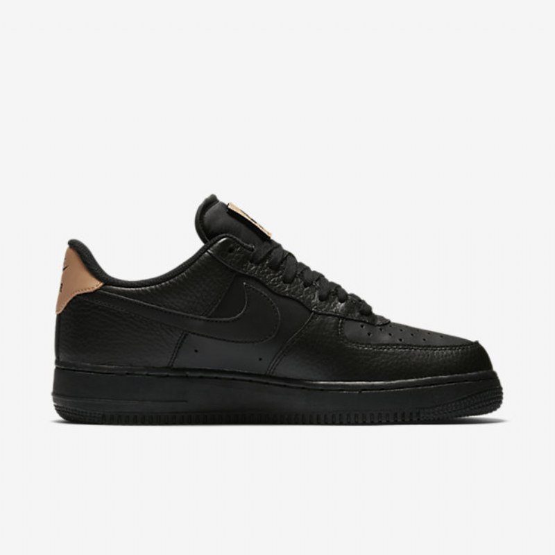 Nike Air Force 1 07 Miesten Lv8 Musta Valkoinen Gum Vaaleanruskea