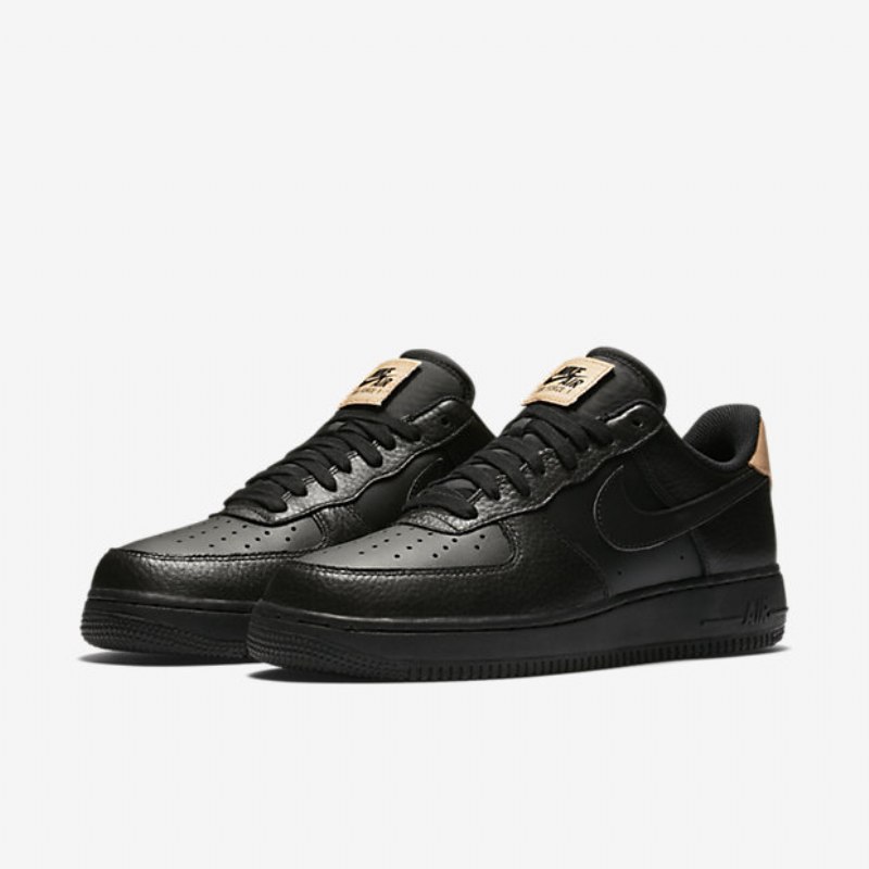 Nike Air Force 1 07 Miesten Lv8 Musta Valkoinen Gum Vaaleanruskea