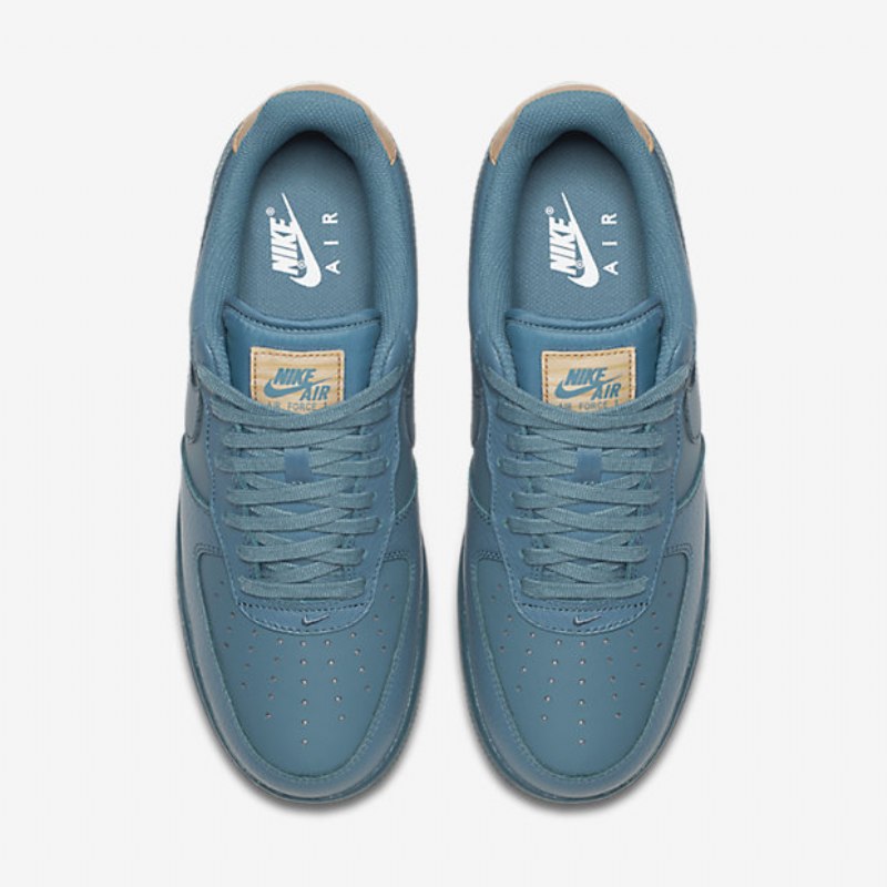 Nike Air Force 1 07 Miesten Lv8 Sininen Savustettu Valkoinen Gum Vaaleanruskea