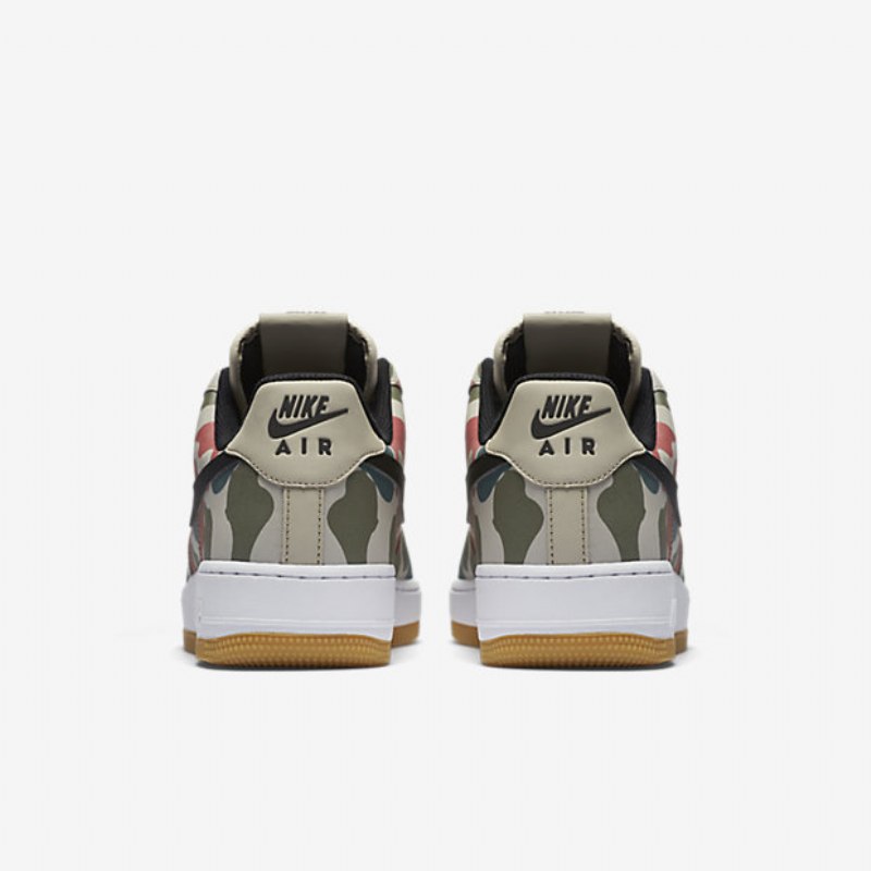 Nike Air Force 1 07 Miesten Lv8 String White Gum Vaaleanruskea Musta