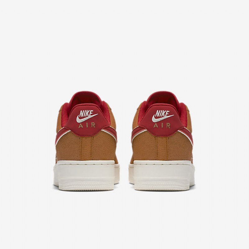 Nike Air Force 1 07 Miesten Lv8 Tawny Sail Team Orange Gym Red