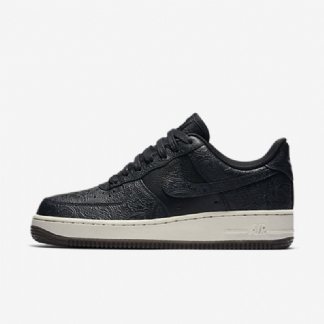 Nike Air Force 1 07 Premium Essential Naisten Musta Vaalea Luu Tummanharmaa