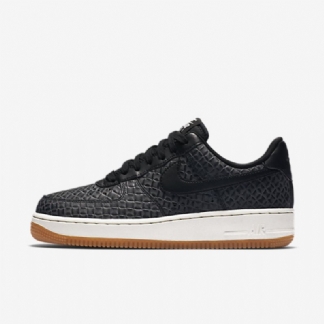 Nike Air Force 1 07 Premium Naisten Musta Purjehduskumi Ruskea Keskikokoinen
