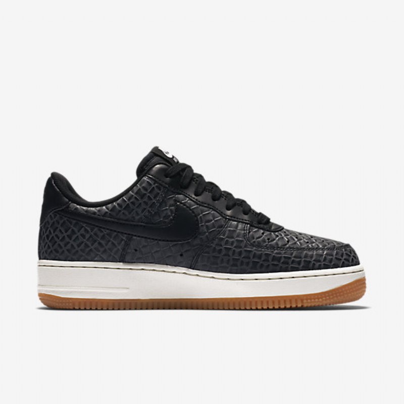 Nike Air Force 1 07 Premium Naisten Musta Purjehduskumi Ruskea Keskikokoinen