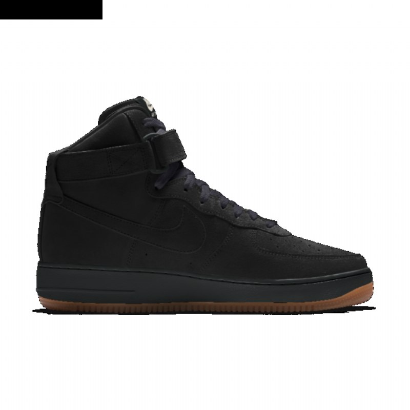 Nike Air Force 1 High Premium Miesten Musta Purukumi Keskiruskea