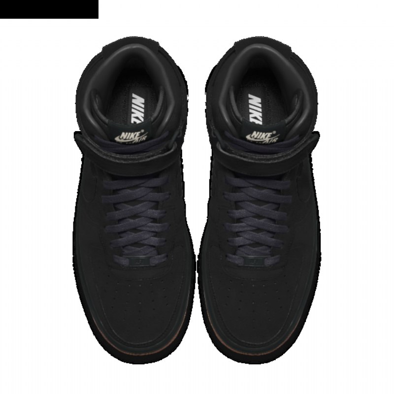 Nike Air Force 1 High Premium Miesten Musta Purukumi Keskiruskea