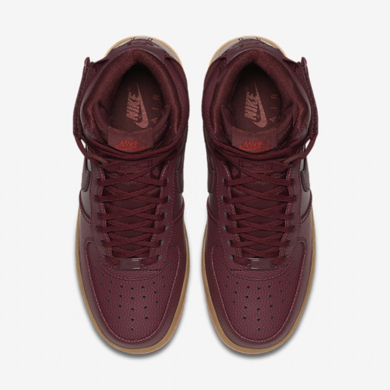 Nike Air Force 1 High Se Naisten Bordeaux Yötumma Cayenne Keskiruskea Purukumi