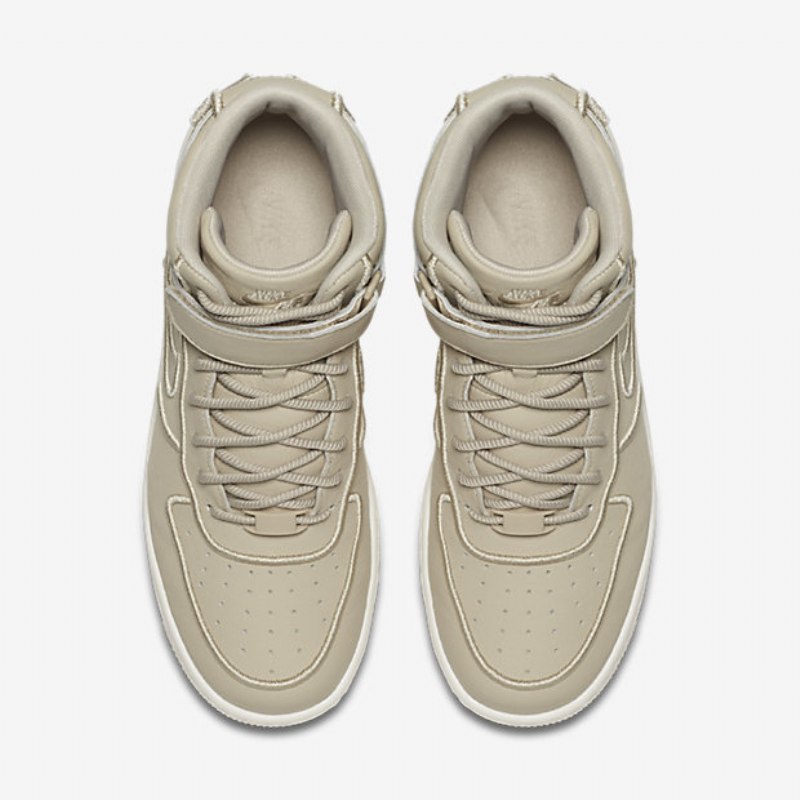 Nike Air Force 1 High Upstep Si Naiset Kaura Norsunluu Hopea Metalli