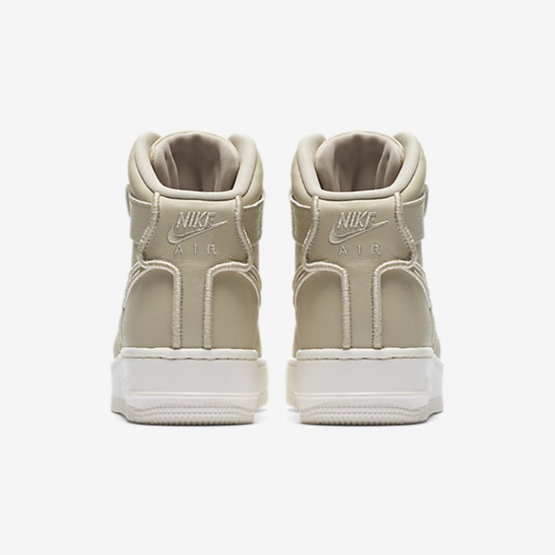 Nike Air Force 1 High Upstep Si Naiset Kaura Norsunluu Hopea Metalli