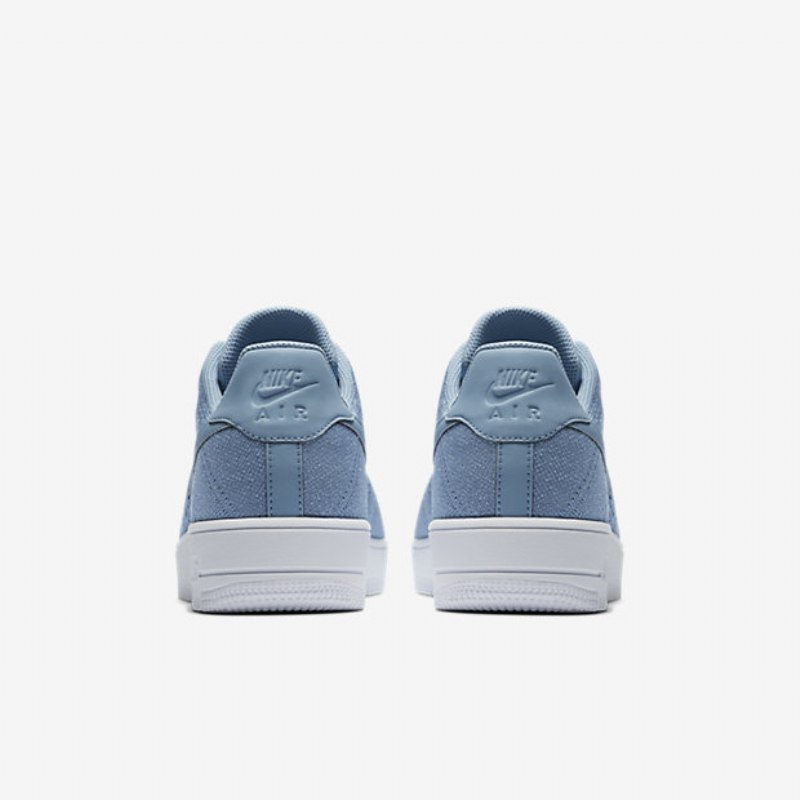 Nike Air Force 1 Low Miesten Flyknit Blue Work White