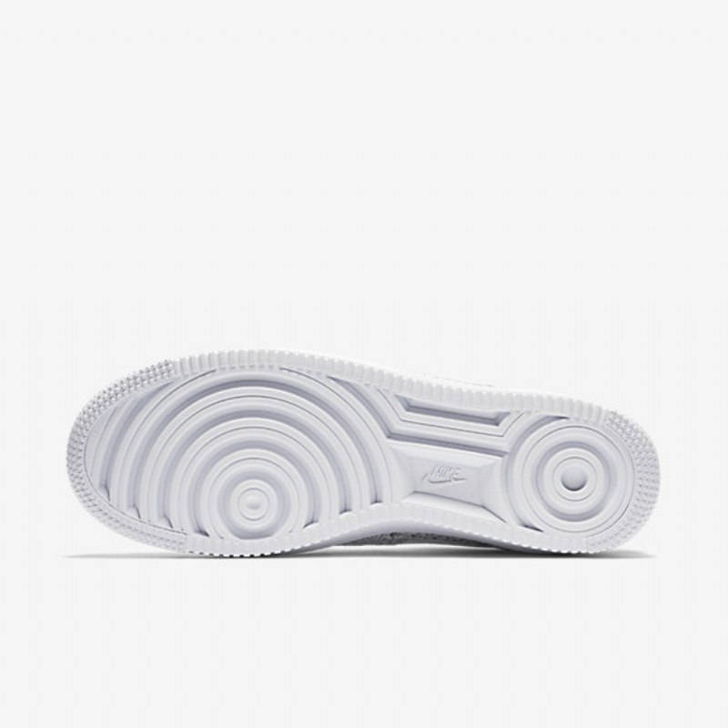 Nike Air Force 1 Low Miesten Flyknit Kylmä Valkoinen