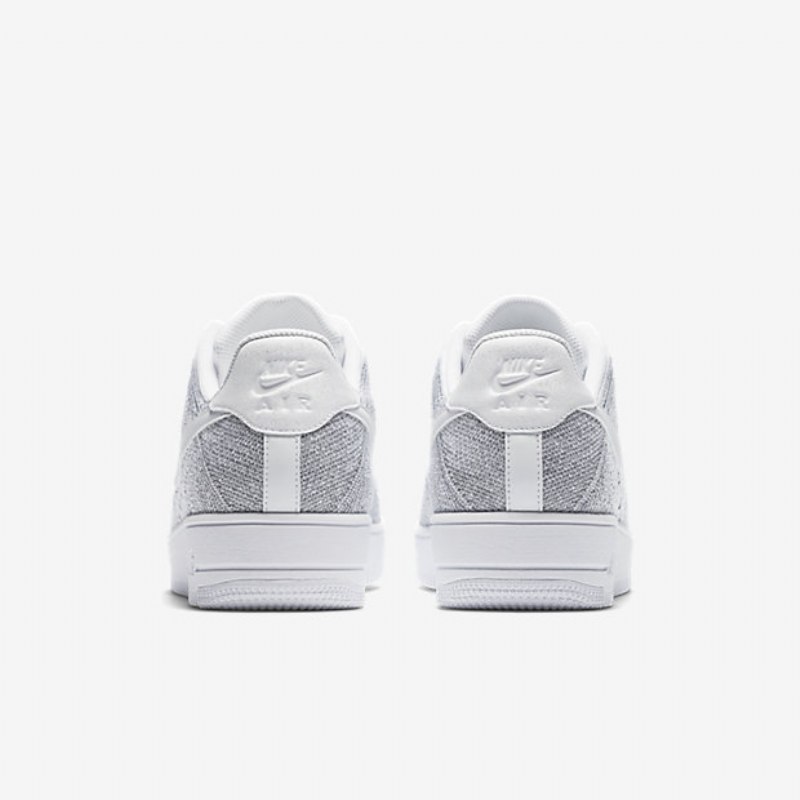 Nike Air Force 1 Low Miesten Flyknit Kylmä Valkoinen