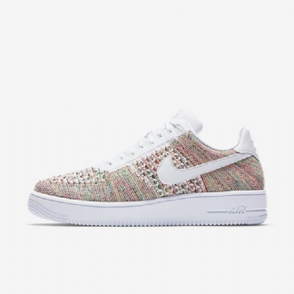 Nike Air Force 1 Low Miesten Flyknit Strike Keltainen Bright Crimson White