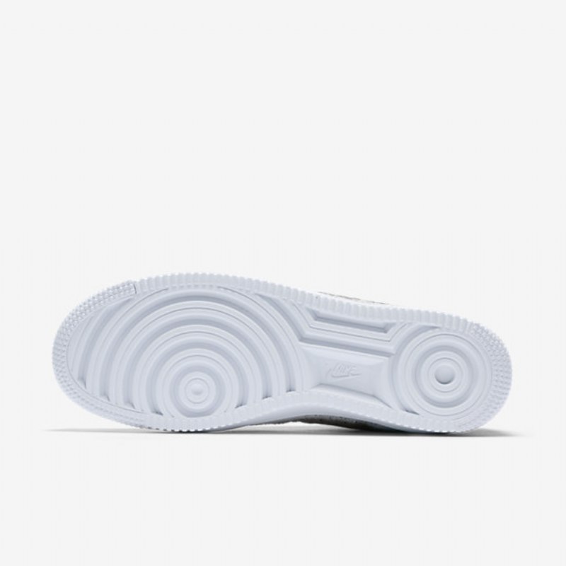 Nike Air Force 1 Low Miesten Flyknit String Valkoinen