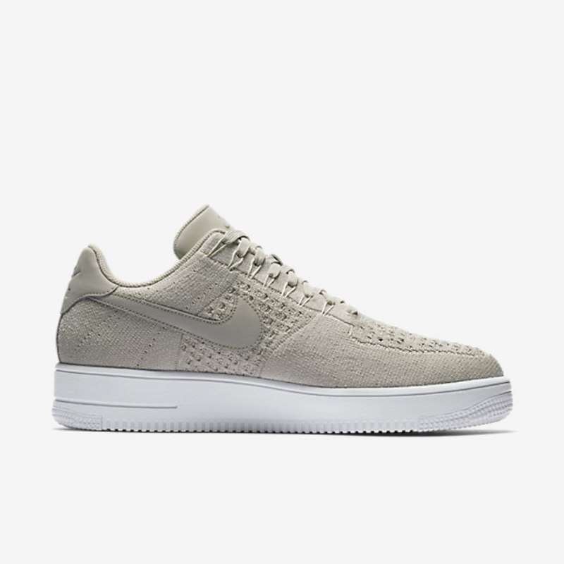 Nike Air Force 1 Low Miesten Flyknit String Valkoinen