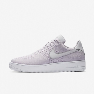 Nike Air Force 1 Low Miesten Flyknit Vaaleanvioletti Valkoinen