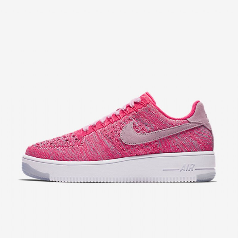Nike Air Force 1 Low Naisten Flyknit Prism Pink Racer Blue Mist