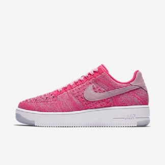 Nike Air Force 1 Low Naisten Flyknit Prism Pink Racer Blue Mist