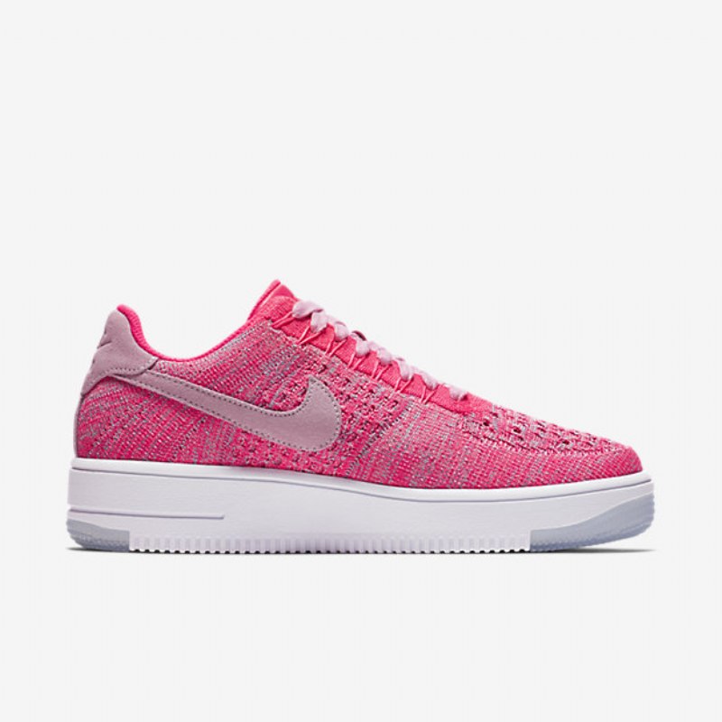 Nike Air Force 1 Low Naisten Flyknit Prism Pink Racer Blue Mist