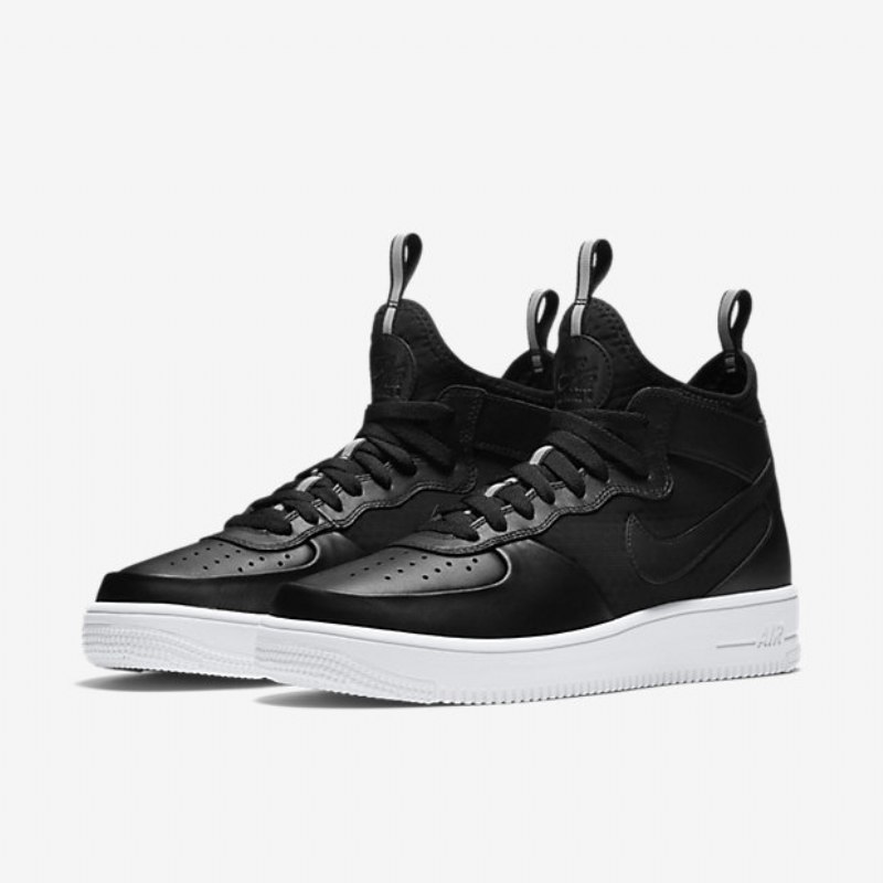 Nike Air Force 1 Miesten Ultraforce Mustavalkoinen