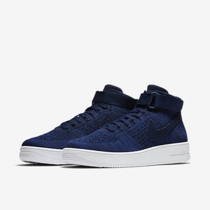 Nike Air Force 1 Ultra Flyknit Miesten Navy Black White