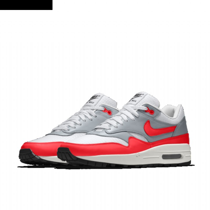 Nike Air Max 1 Essential Naisten Musta Punainen Valkoinen