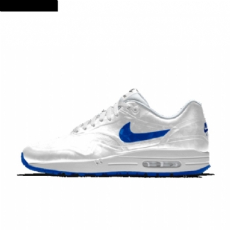 Nike Air Max 1 Miesten Hyp Kirkas Valkoinen Sininen