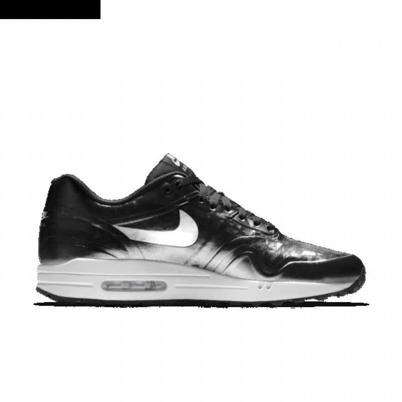 Nike Air Max 1 Miesten Hyp Musta Kiiltävä Valkoinen