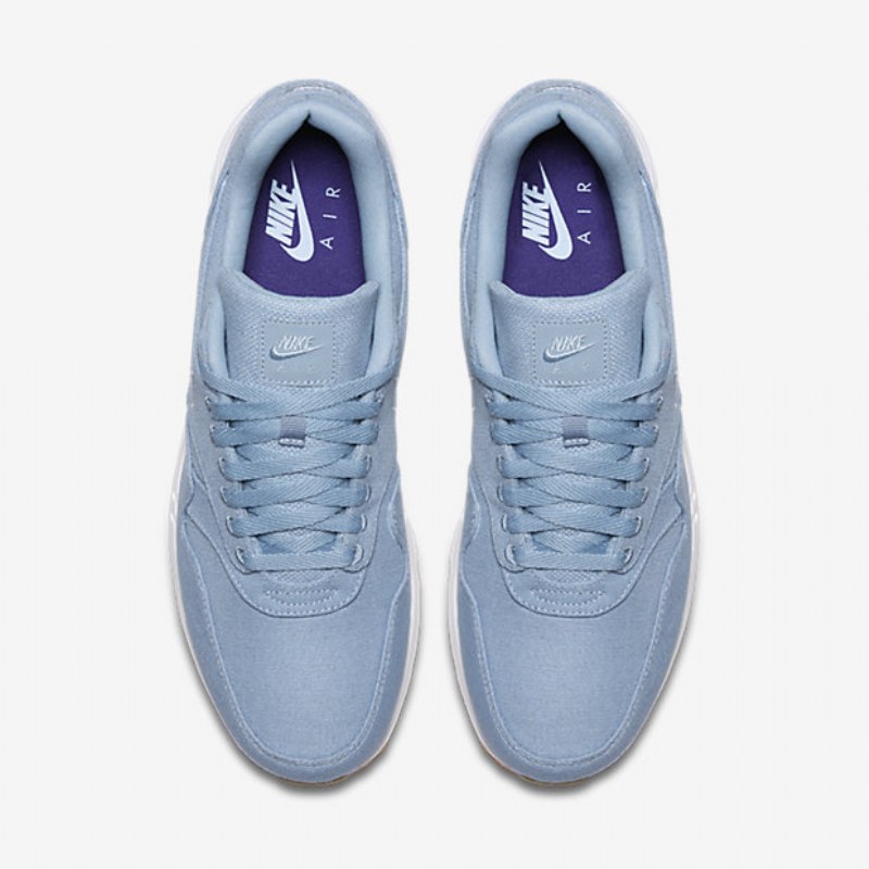 Nike Air Max 1 Miesten Textile Ultra 2.0 Sininen Harmaa Vaaleansininen Armori Purppura Lyhyt