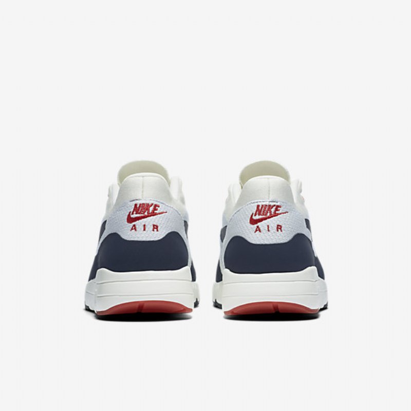 Nike Air Max 1 Miesten Ultra 2.0 Flyknit Sailing Grey Wolf University Red Obsidian