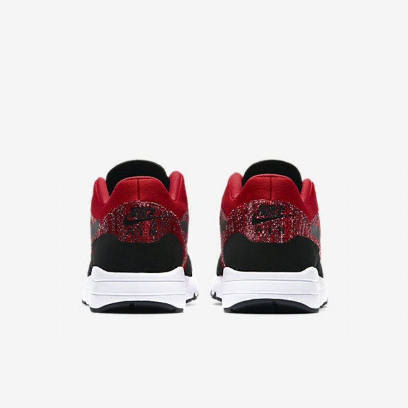 Nike Air Max 1 Miesten Ultra 2.0 Flyknit University Punainen Valkoinen Musta