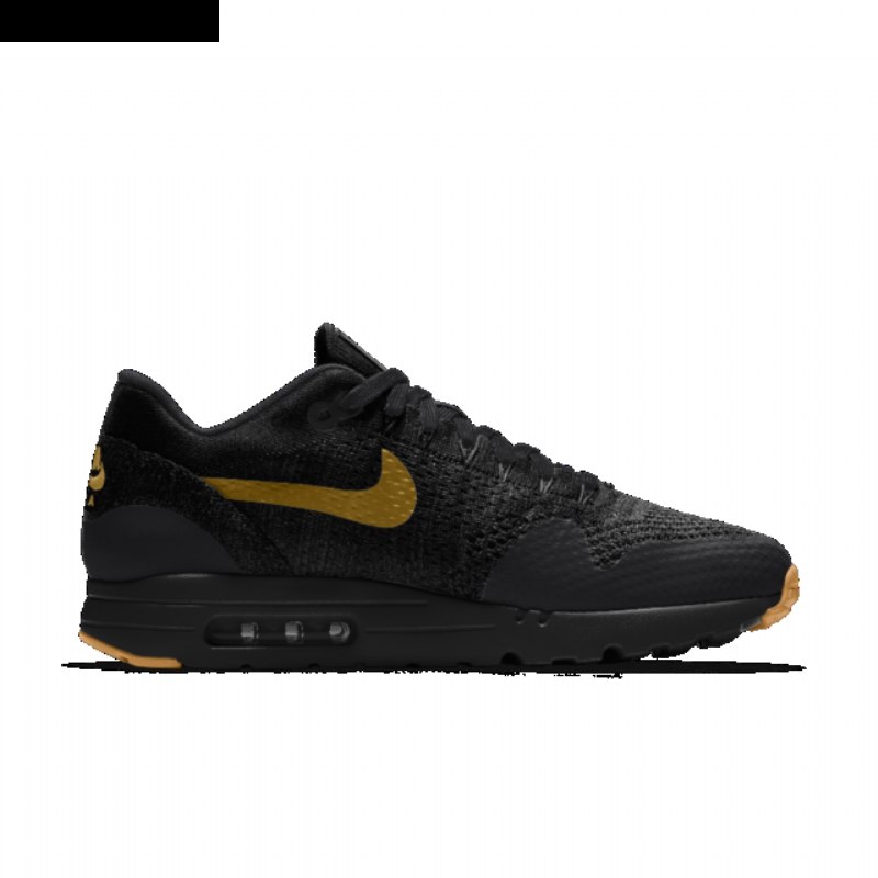 Nike Air Max 1 Miesten Ultra Flyknit Black Metallic Gold