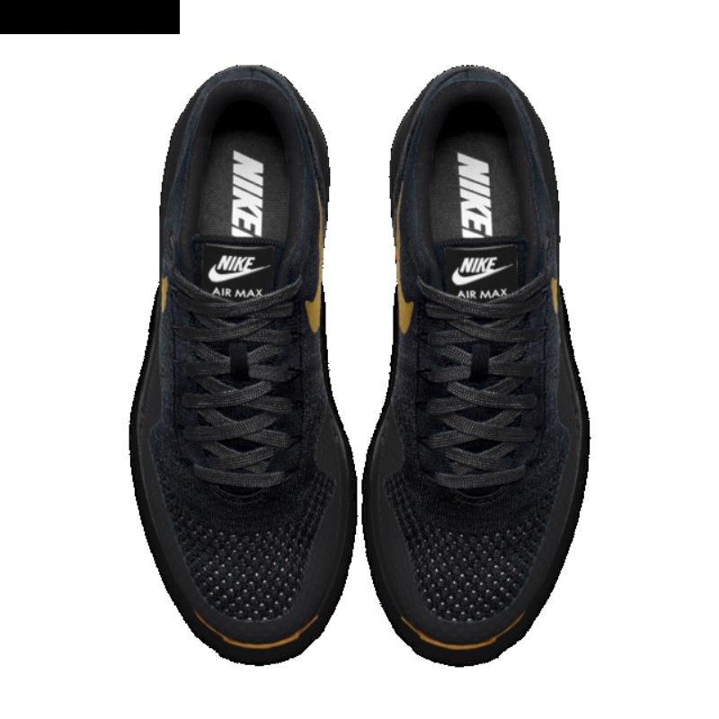 Nike Air Max 1 Miesten Ultra Flyknit Black Metallic Gold