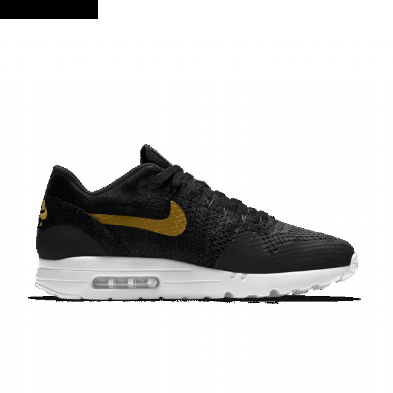 Nike Air Max 1 Miesten Ultra Flyknit Musta Keltainen Valkoinen