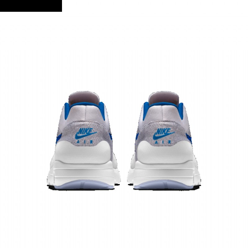 Nike Air Max 1 Miesten Ultra Flyknit Musta Valkoinen Sininen