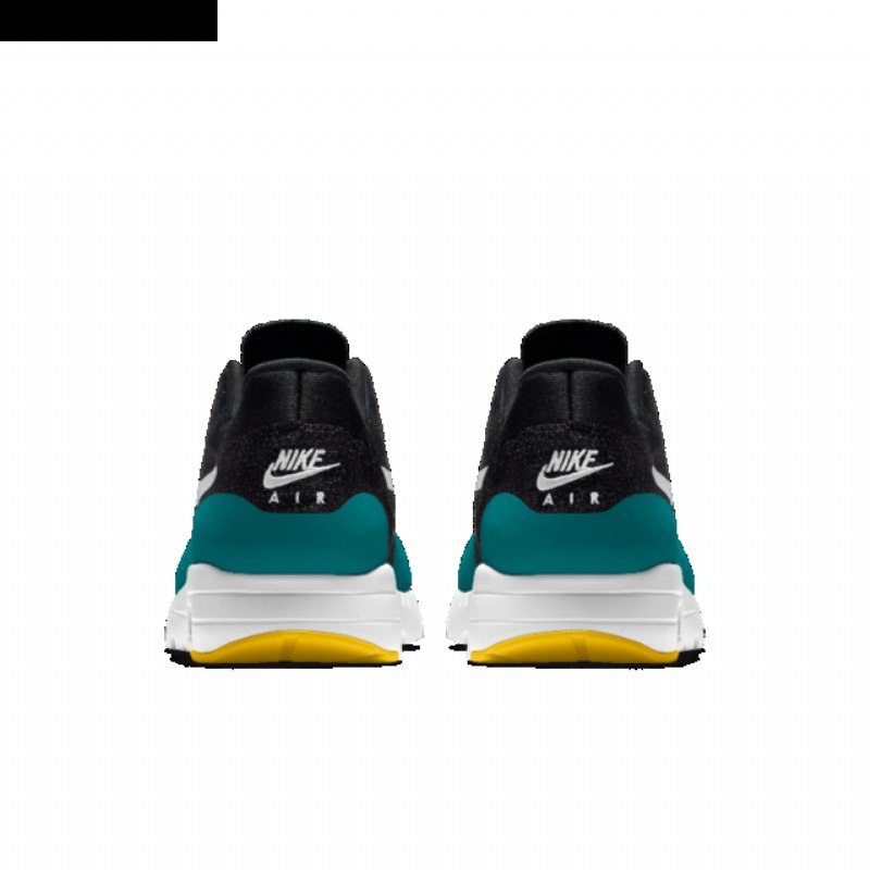 Nike Air Max 1 Miesten Ultra Flyknit Musta Vihreä Valkoinen Keltainen