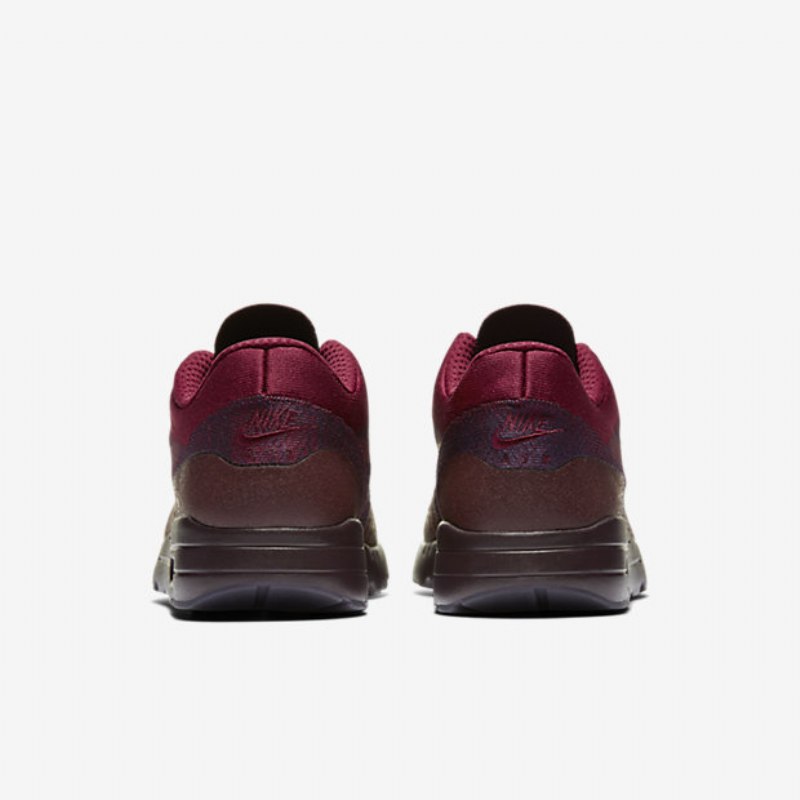 Nike Air Max 1 Miesten Ultra Flyknit Suuri Violetti Syvä Burgundy Red Joukkue
