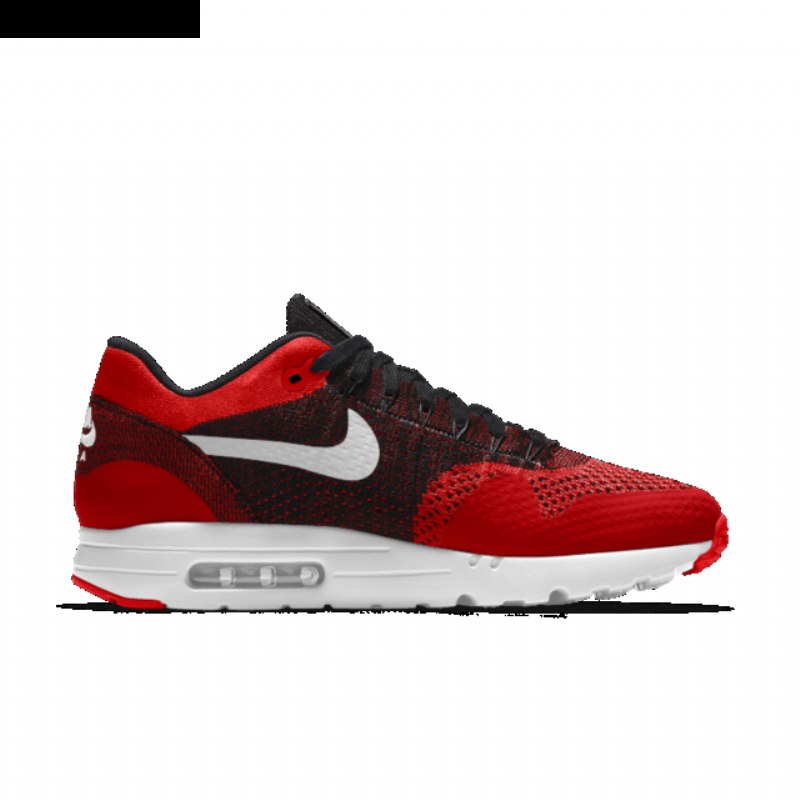 Nike Air Max 1 Miesten Ultra Flyknit University Punainen Musta Valkoinen