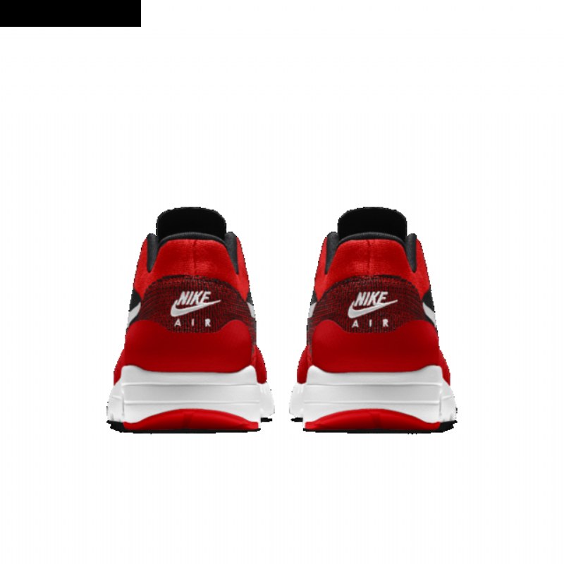 Nike Air Max 1 Miesten Ultra Flyknit University Punainen Musta Valkoinen