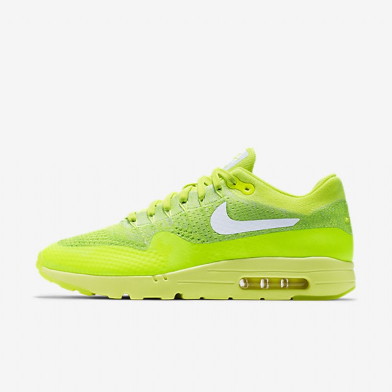 Nike Air Max 1 Miesten Ultra Flyknit Volt Electric Green White