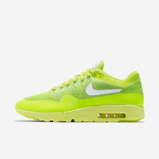 Nike Air Max 1 Miesten Ultra Flyknit Volt Electric Green White