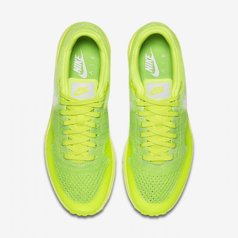 Nike Air Max 1 Miesten Ultra Flyknit Volt Electric Green White