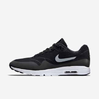 Nike Air Max 1 Naiset Ultra Moire Musta Metallinen Hopea Valkoinen
