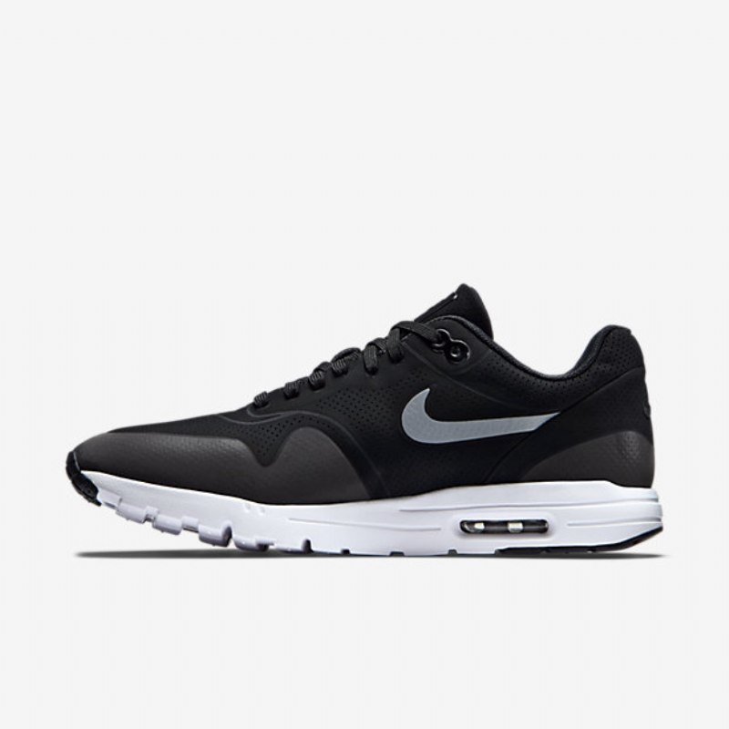 Nike Air Max 1 Naiset Ultra Moire Musta Metallinen Hopea Valkoinen