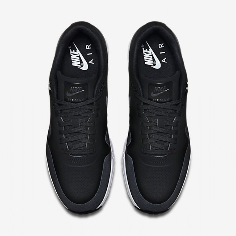 Nike Air Max 1 Naiset Ultra Moire Musta Metallinen Hopea Valkoinen