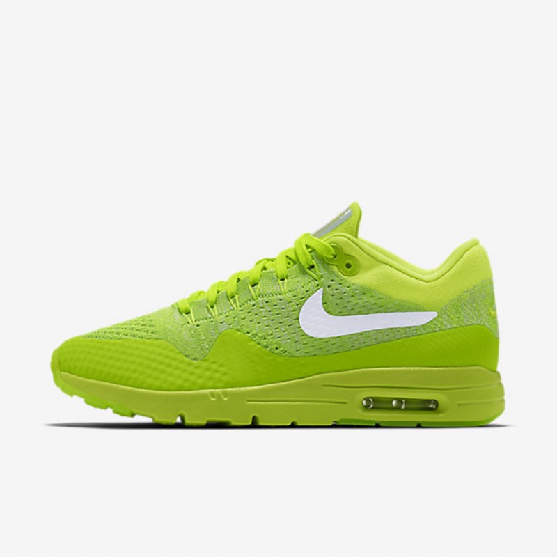 Nike Air Max 1 Naisten Ultra Flyknit Volt Electric Green White